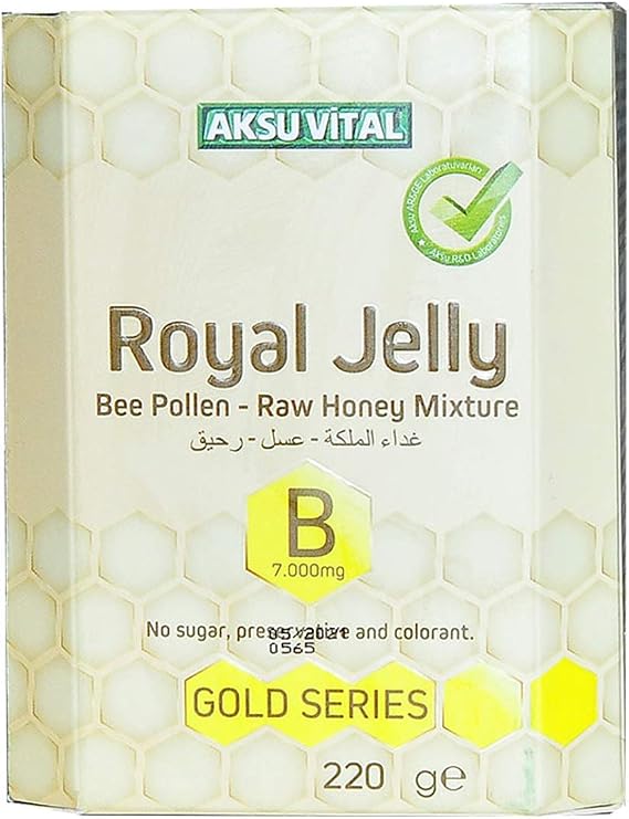 Aksu Vital B Vitamin Raw Honey Pollen Blend Children's Bee Milk 7,000 mg
