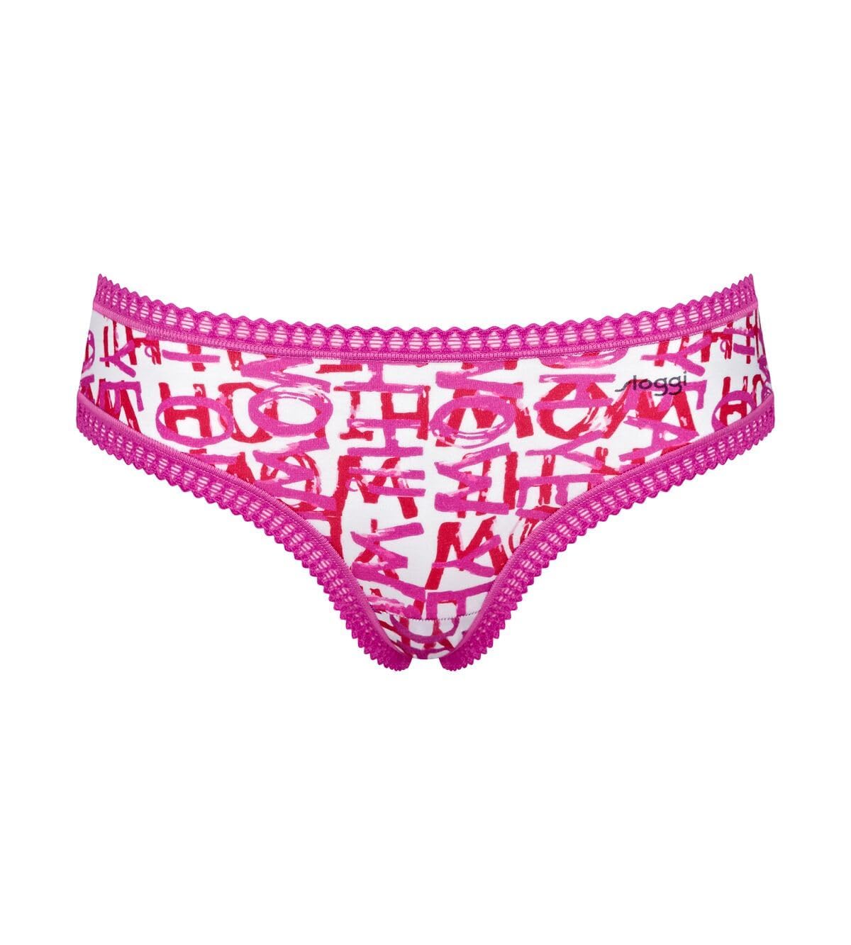 Sloggi Women's Pink - Dark Combination Go Crush Hipster C3p,