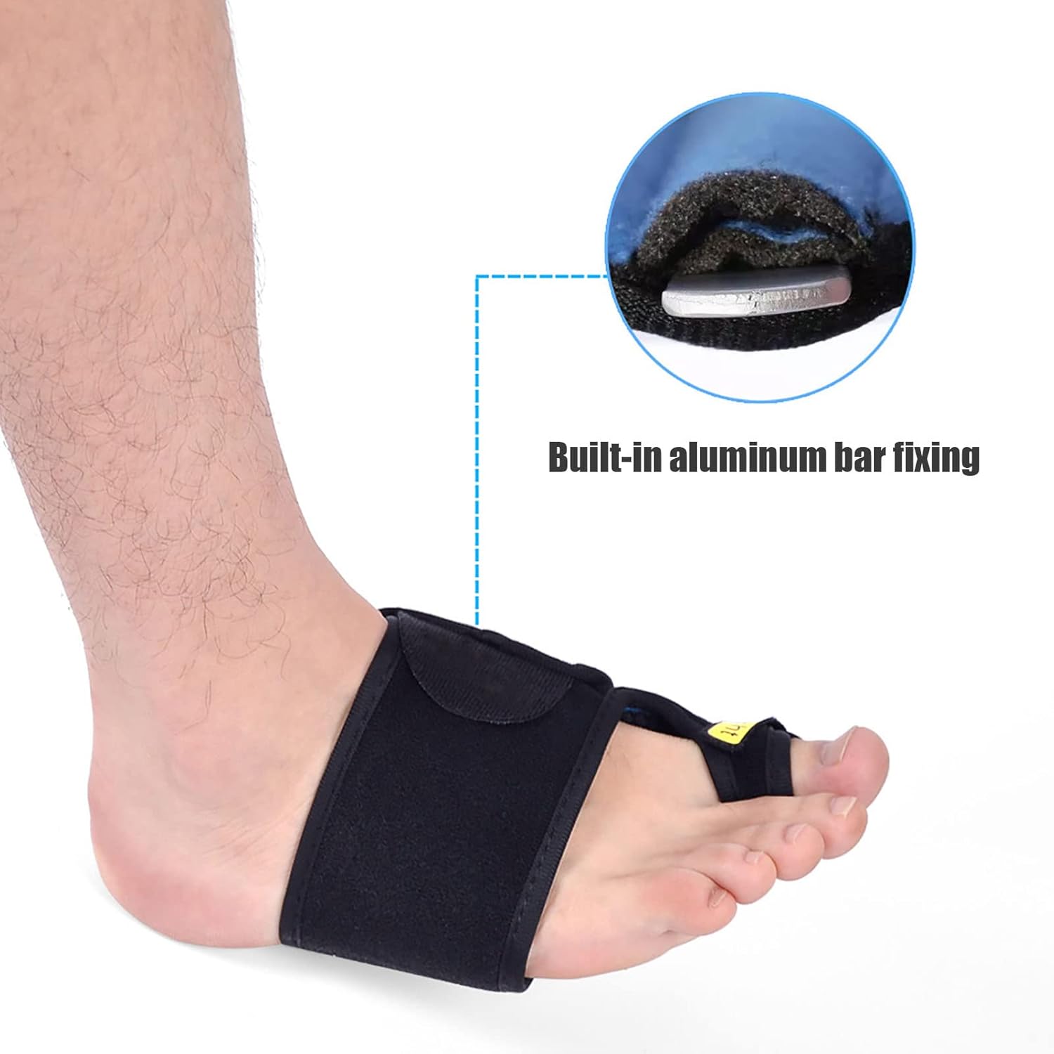 Bunion Corrector for Women & Men - Bunion Sleeve Bunion Pads Cushions Spacer Brace Protector with Gel Big Toe Separator Relief Hallux Valgus Overlapping