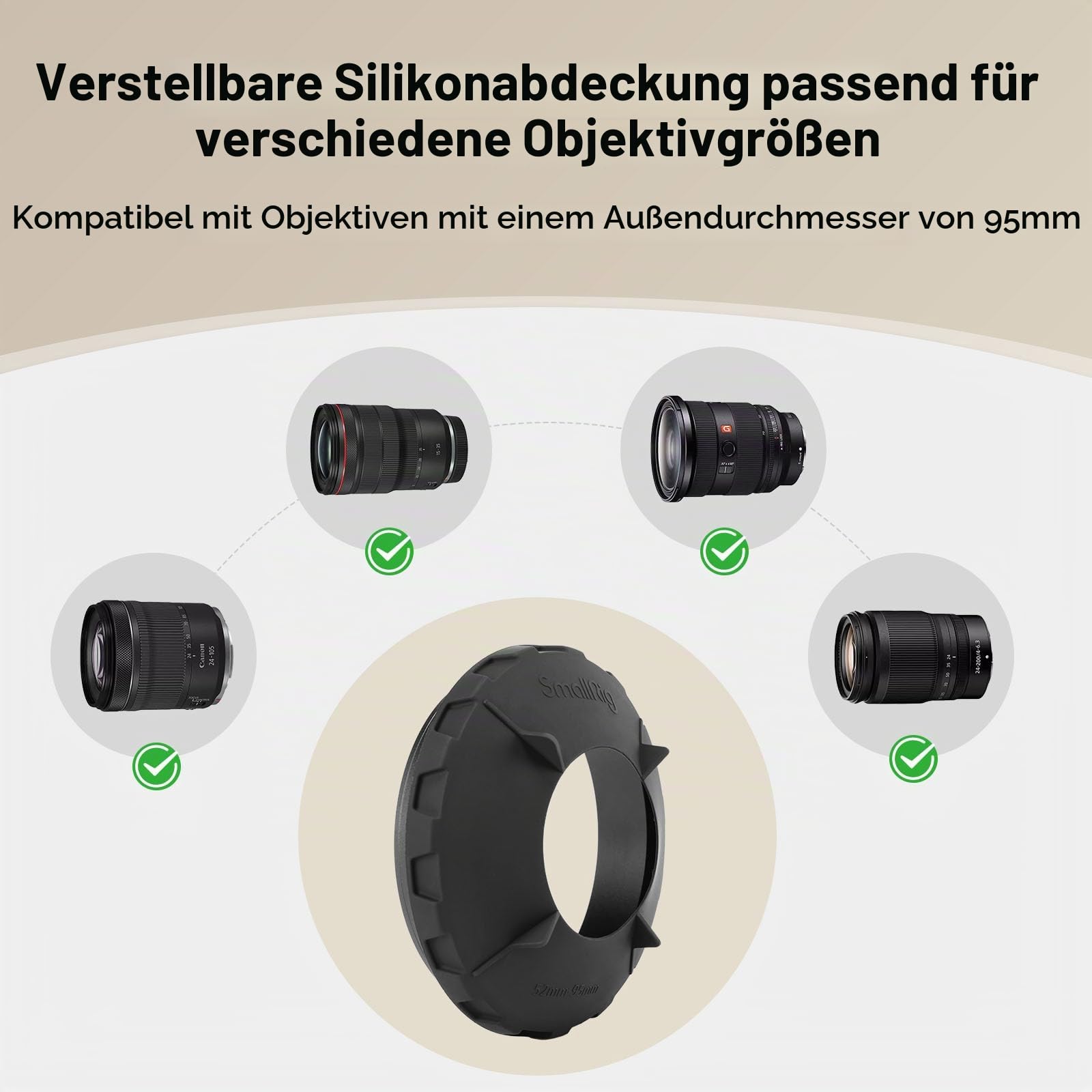 SMALLRIG Teleprompter für iPad für Android-Tablets bis zu 11 Zoll, Nicht für Smartphones, kleine GoGo-APP unterstützt PDF Picture Word TXT, muss mit 15 mm LWS Grundplatte für spiegellose DSLR – 3646B