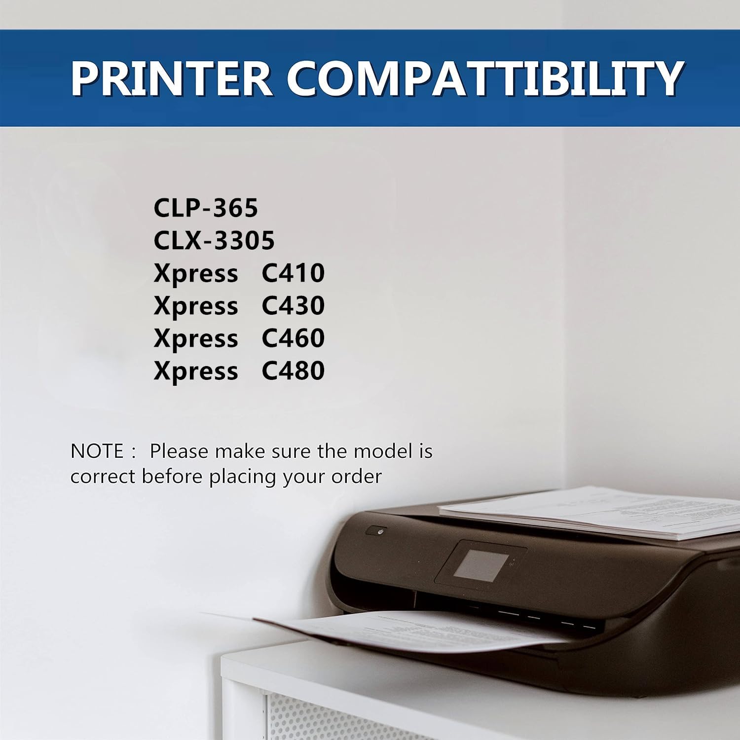 VICLABS JC91-01079A fuser Unit 110V Replacement for Samsung JC91-01079A fuser Unit for use in CLP-365 CLX-3305 Xpress C410 C430 C460 C480 Printers,110V (1- Pack)