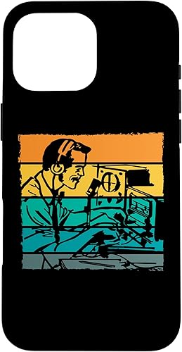 Miniatura 18 de iPhone 12 mini Retro Radio Vintage Broadcast Ham Radio Case