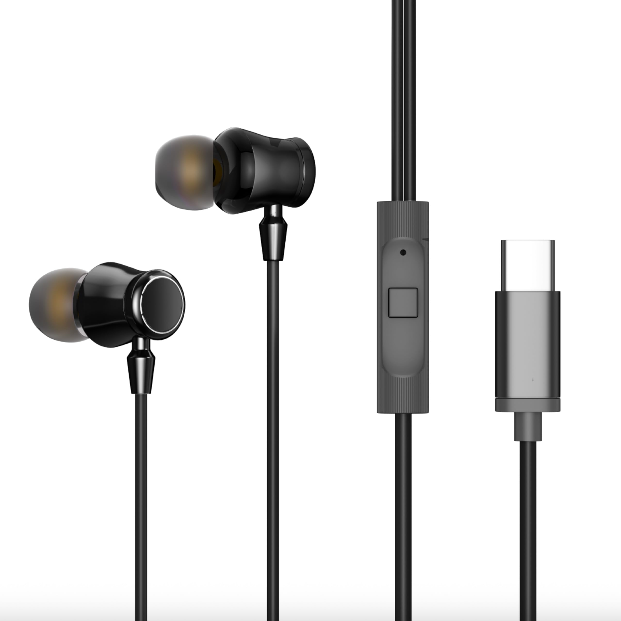 GearZT 0asis TypeC Wired Earphone with Powerful HD Mic for Clear Sound, Deep Bass Sound, HD Calling, in-Line Volume Control & Noise Cancellation Compatible with only TypeC Jacks in Mobiles- Black-picture-11