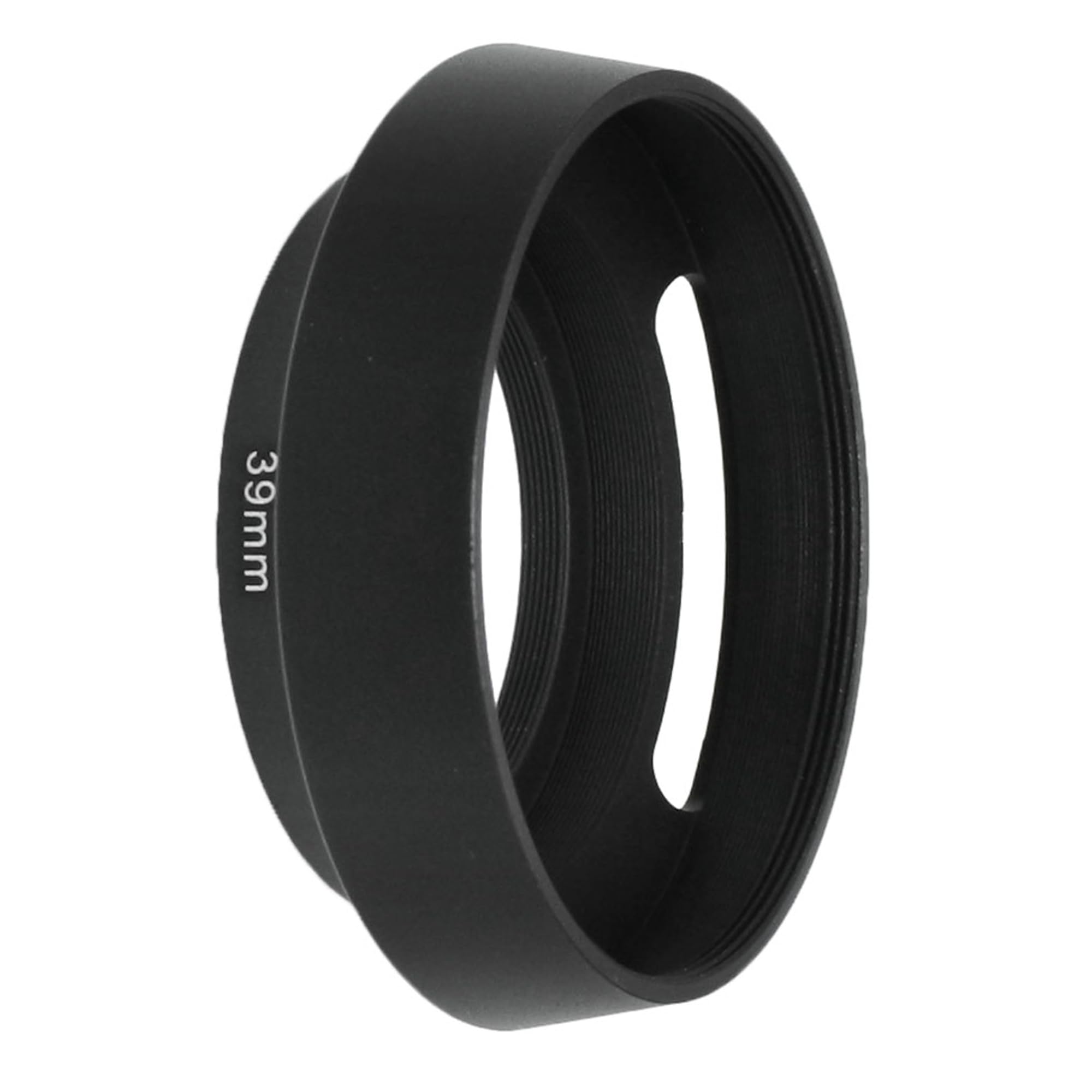 Amazon | uxcell 39mm レンズフード 金属製ねじ込み式マウントカメラ
