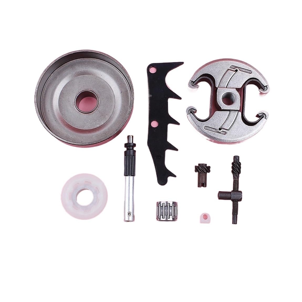 325 7T Tamburo Frizione Fit for 445 450 Tendicatena Pompa Olio Kit Ingranaggi a Vite Senza fine Motosega Pezzi di Ricambio 578097901 503905901 per tagliaerba