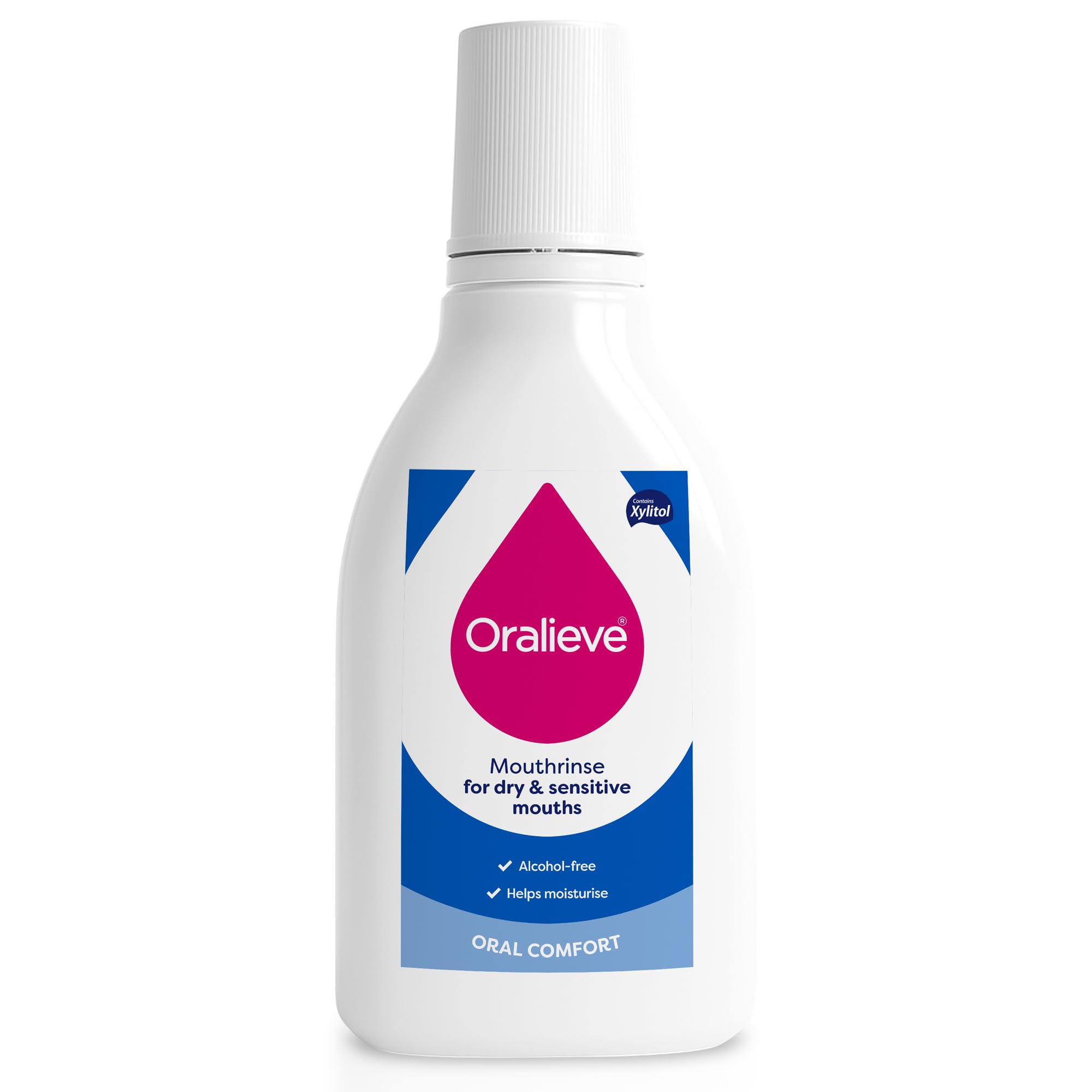 Sponsored Ad – Alcohol-Free Mouthrinse (1 x 500ml), Mouthwash with Fluoride for Dry or Sensitive Mouths. Mild Mouth Wash - Genuine Oralieve Dry Mouth Mouthwash