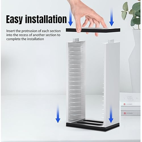 Miniatura 4 de ECHZOVE Game Card Box Storage Stand for PS5 Xbox Games, Storage Tower for Xbox Game Card Box Holder Vertical Stand - for Video Games 36 PCS