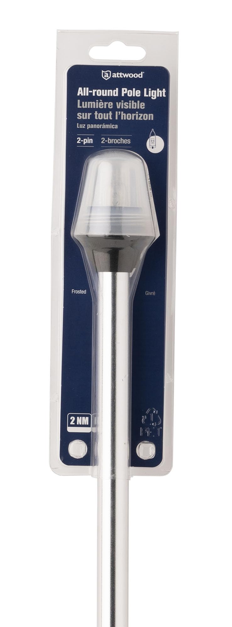 Attwood 5110-24-7 Luce un Orizzonte Trasparente, 61 cm
