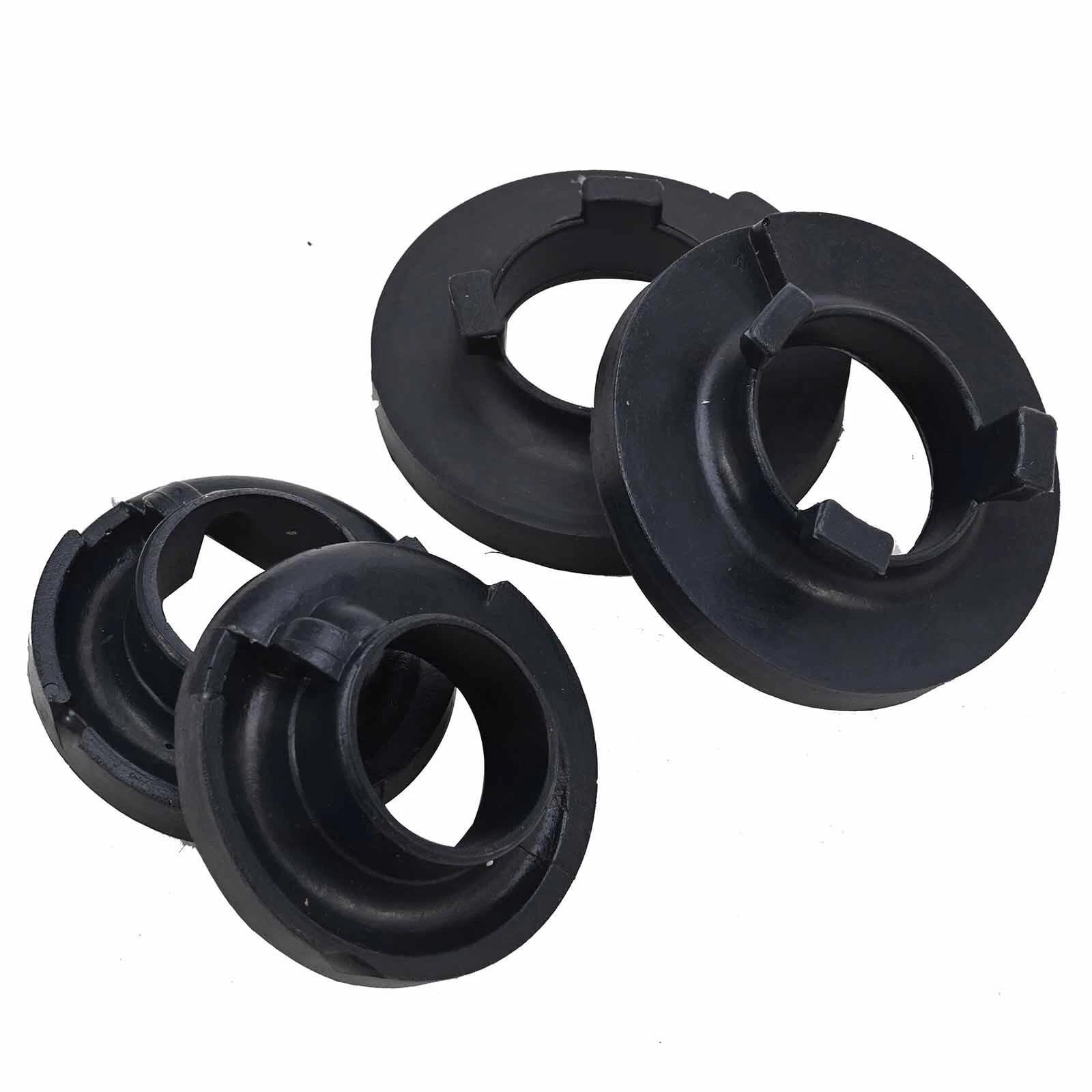 4 x obere und untere Federunterlage Satz Hinterachse Kompatibel mit VW California T5 Camper Multivan V VI Transporter T5 T6 2003-2024 7E0511149D 7H0511149 7H0511149B 7H0511150B