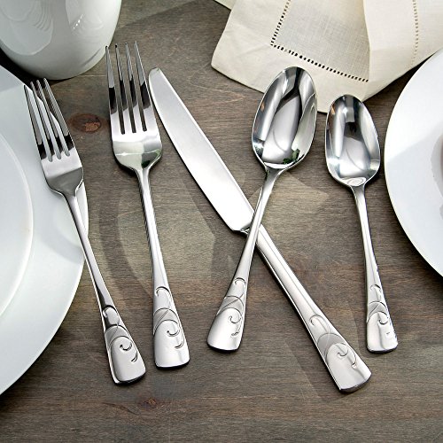 Oneida Serif 42 Piece Casual Flatware Set, Service for 8