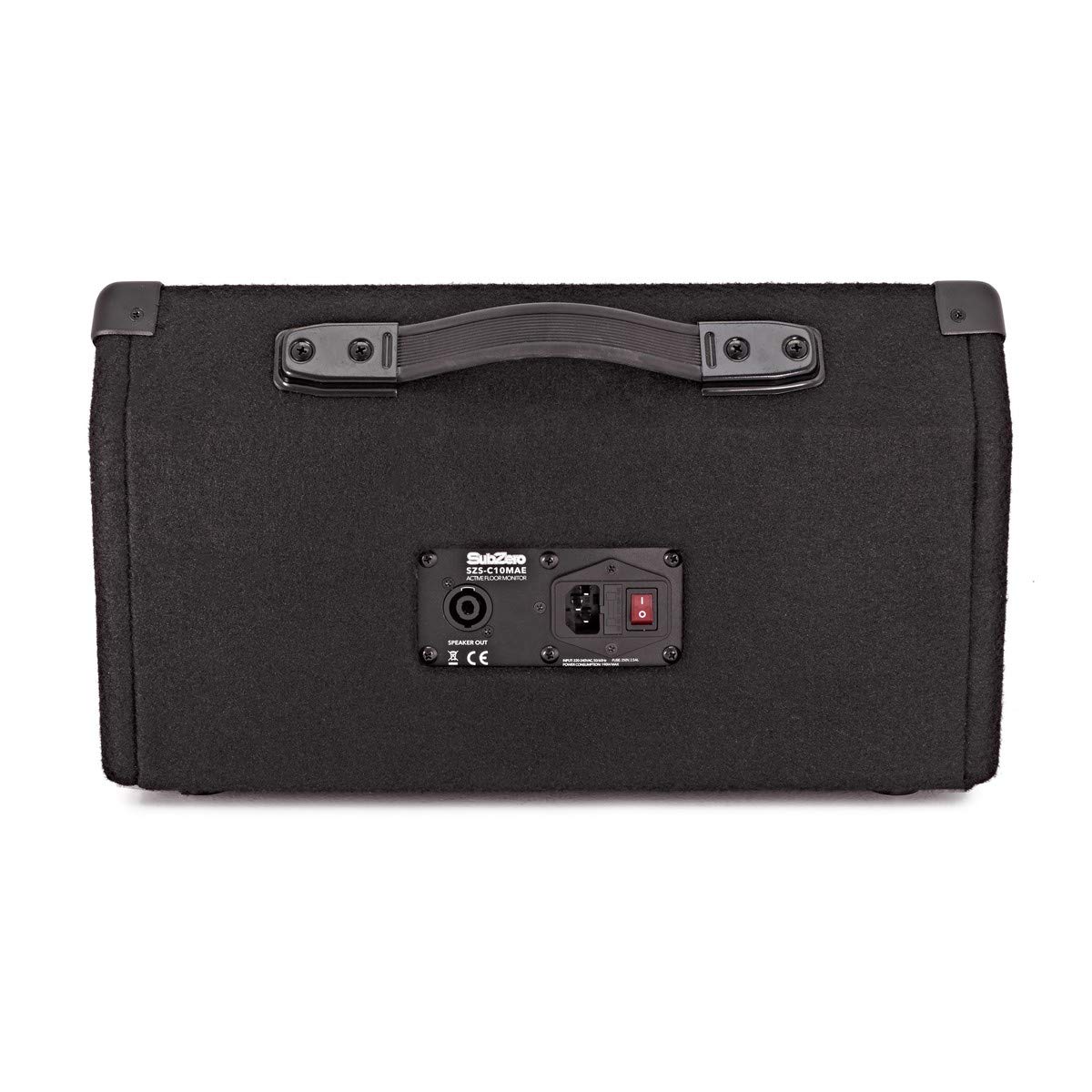 SUBZERO Retour de Scène Actif 10" 200 W | Connectez micro, instrument ou ligne avec EQ 3 bandes, moniteur de pratique idéal pour groupes, sorties XLR et enceinte