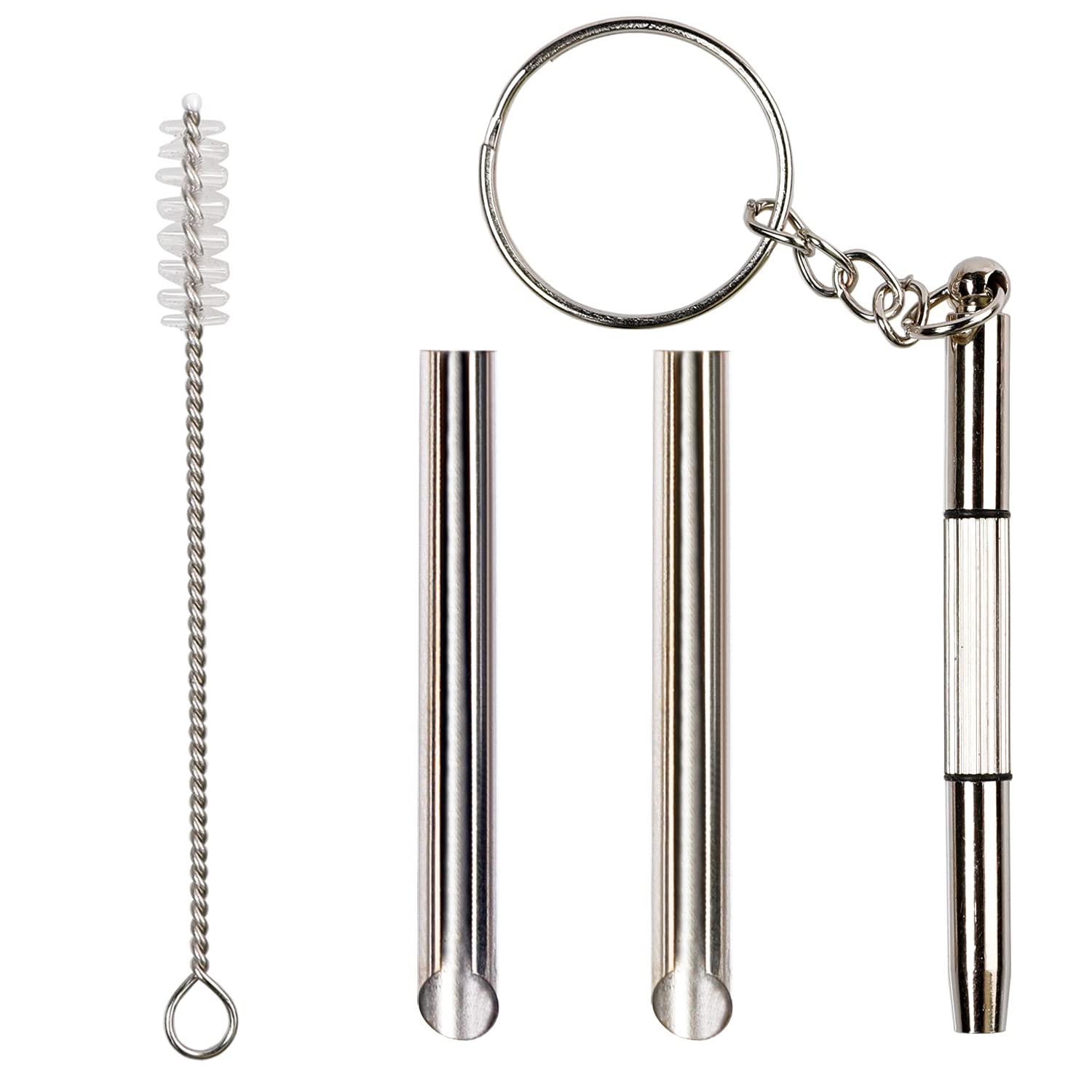 JUYEER Headphone Plug Extraction Tool - Customized Metal Tube Grip Stick Puller, Headphone Tip Removal Tool with Headphone Hole Cleaning Brush