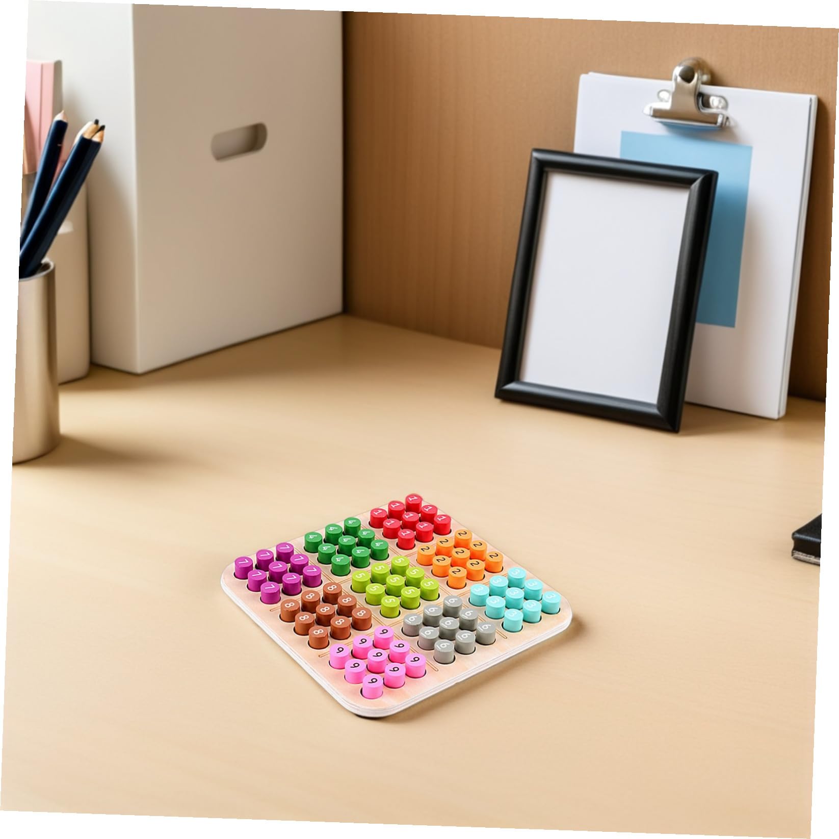 Juguete de Sudoku de Madera 1 Juego Educativo para Niños Decoracion Colegio