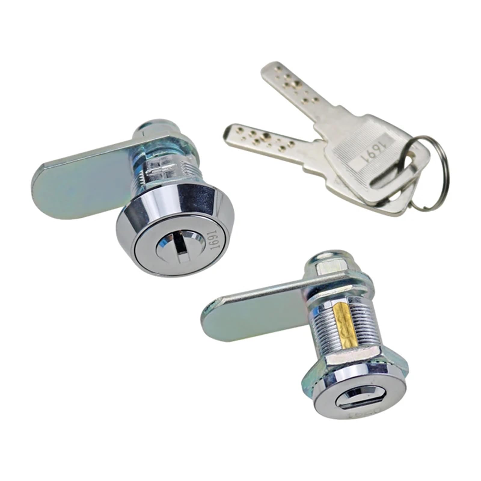 Serrure universelle pour armoire électrique en zinc avec came rotative et tête ronde GS0021-1