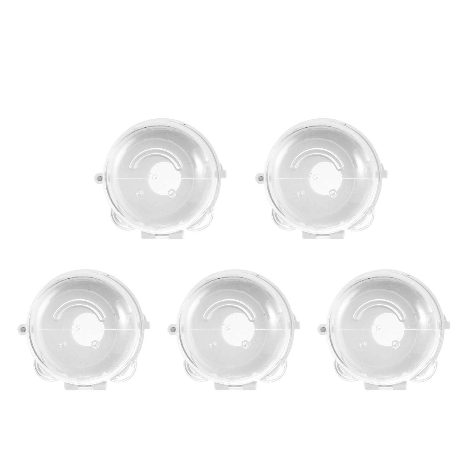 ifundom Guard for Stove 5pcs Gas Stove Switch Cover Home Safety Easy Press Buttons Open