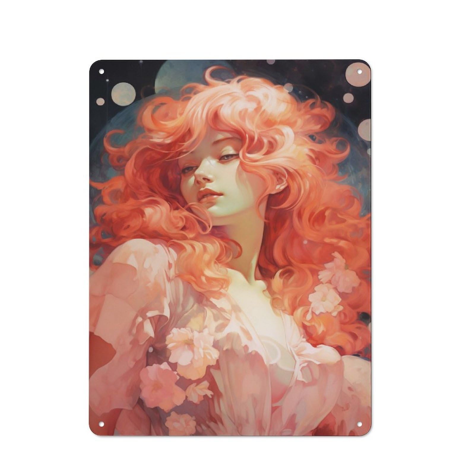 Junmoney Venus Vintage Tin Sign 40X30cm, Nostalgic Retro Room Decor For Bedroom, Office, Home Bar Or Dining Room