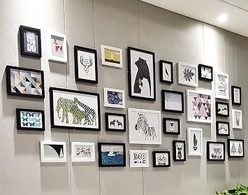 ArtzFolio Wall Photo Frame D36 Multicolor 4x6-18pc;5x7-9pc;6x6-2pc;8x10-2pc;Set of 31 PCS