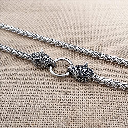 Bijoux scandinaves authentiques en acier inoxydable avec pendentif Thor - 4