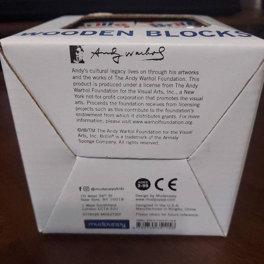 Amazon.co.jp: アンディウォーホル ブリロ 木製ブロック : Hobbies