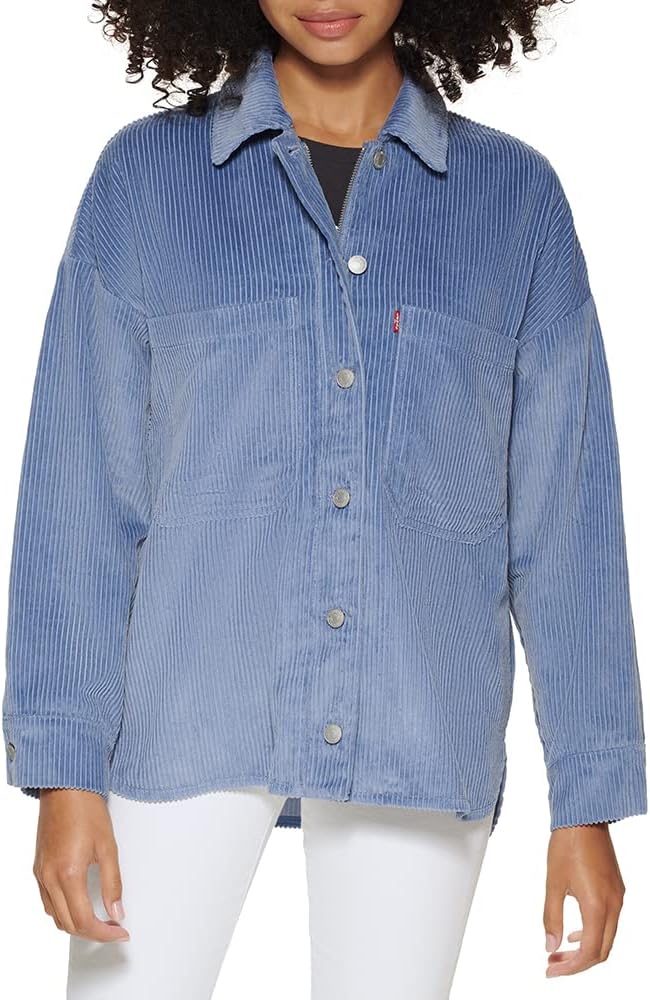 Levi's Womens Bull Twill Cotton Shirt Shacket (Standard & Plus Sizes) - Image 2