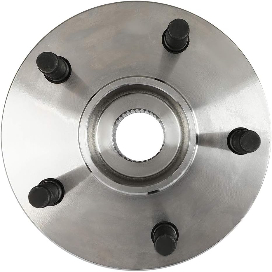 SCITOO 2x Wheel Hub Bearing Assembly Front Compatible with 515072 for 2002-2008 for Dodge Ram 1500 RWD/4WD Models without ABS 5 Lugs