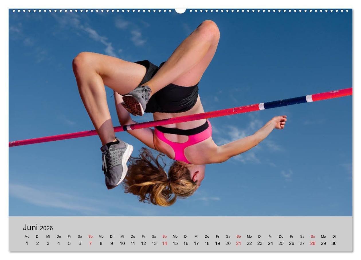 Momente des Sport (Wandkalender 2026 DIN A2 quer), CALVENDO Monatskalender: Sportler aus der Drohnen- und Bodenperspektive (CALVENDO Sport)