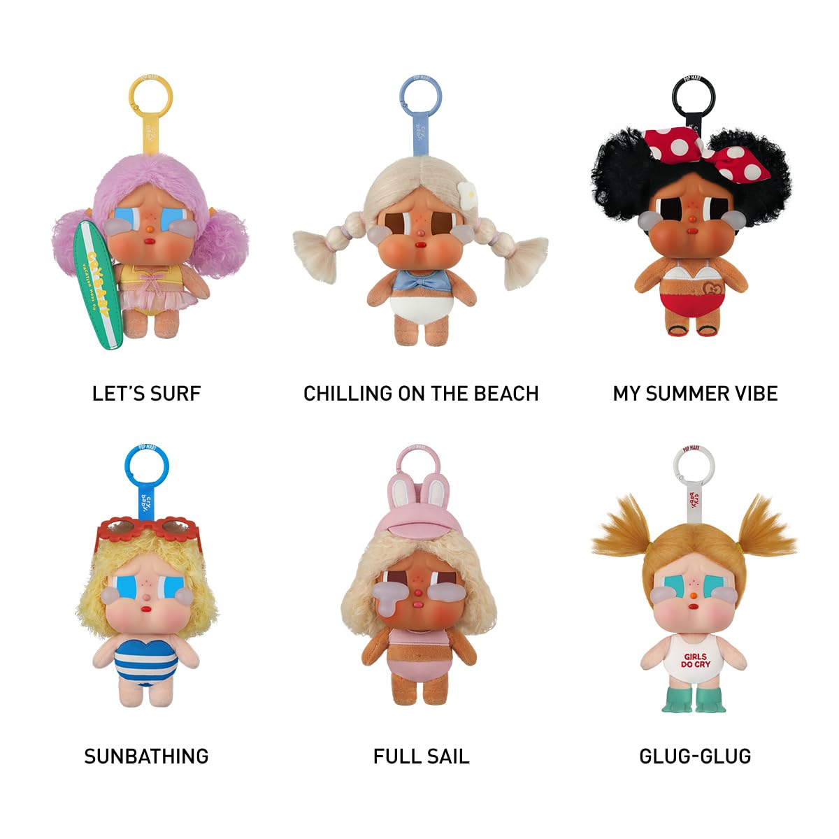 Amazon.co.jp: POP MART CRYBABY Vacation Mode On シリーズ
