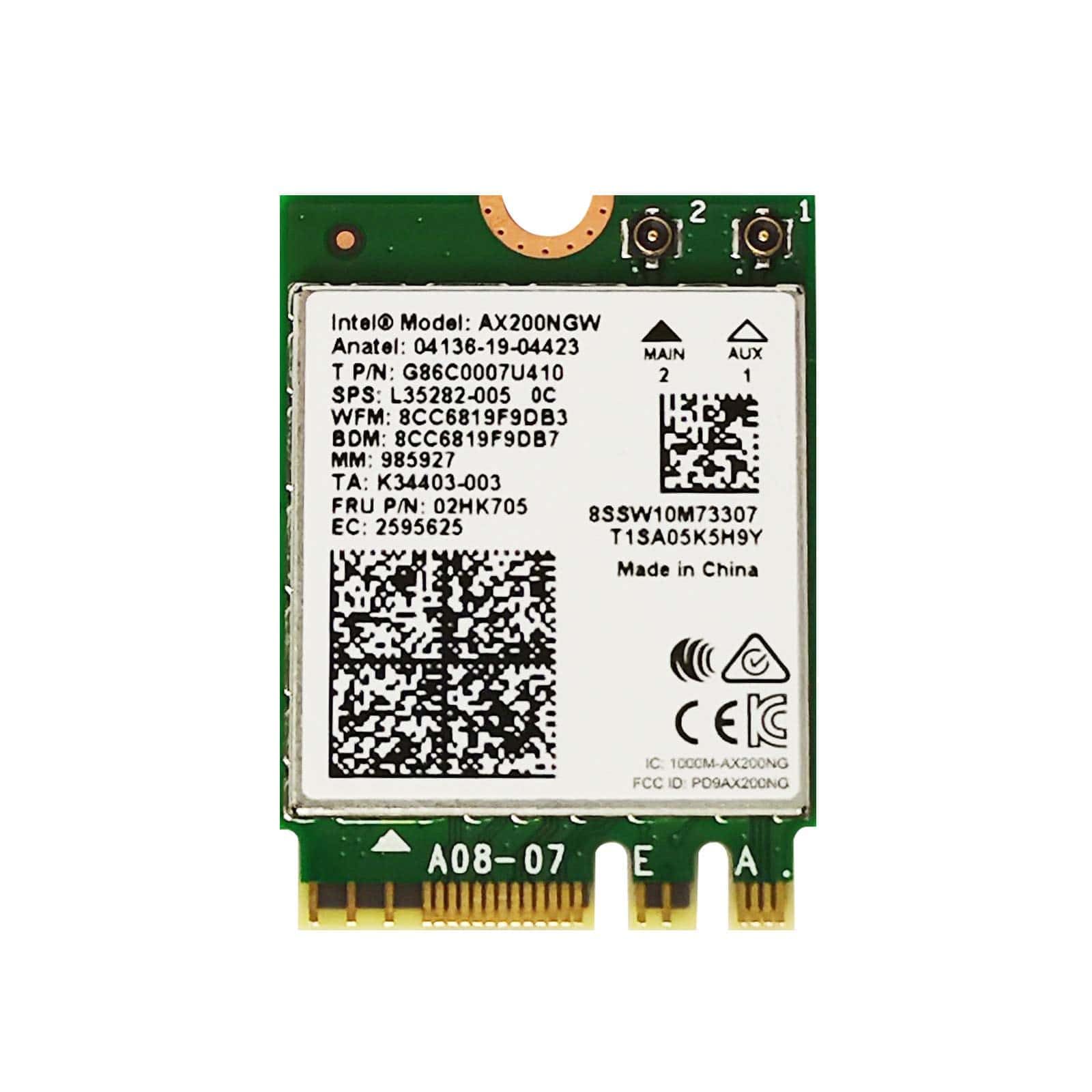 Plugnet | Intel AX200NGW Wi-Fi 6 Wireless-AX PCIe M.2 Module | 2.4 Gbps, Bluetooth 5.2 | Dual Band | 802.11ax, Windows 11/10, Linux Compatible (Only for Tiny pc)-image-42