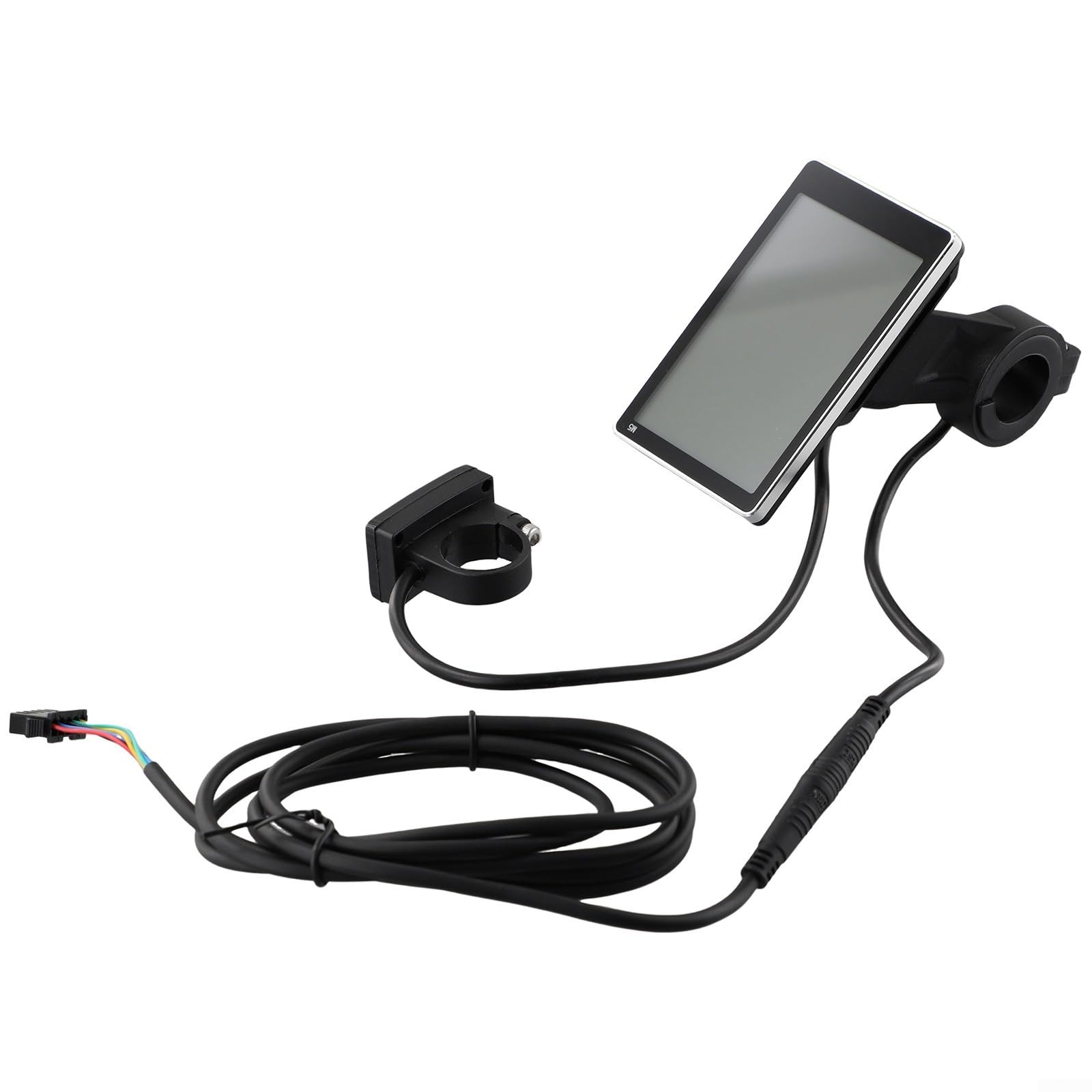 Oniissy 5pin M5 LCD Display für E-For Bike Elektroroller Tacho mit Steuerung, kompatibel mit Kommunikationsprotokoll Nr. 2, ABS & Stahlgehäuse, 2M Kabel