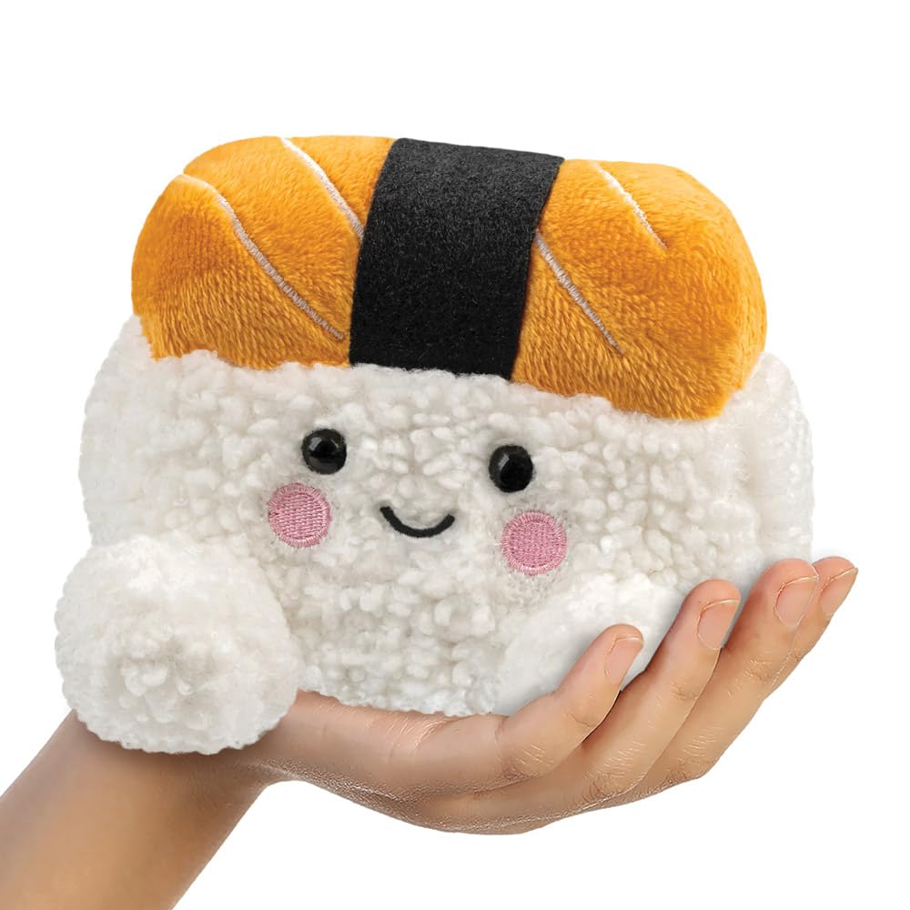 Aurora, 61595, Palm Pals Suhiro Salmon Sushi 5In, Soft Toy, White & Orange, 11 cm - Image 2