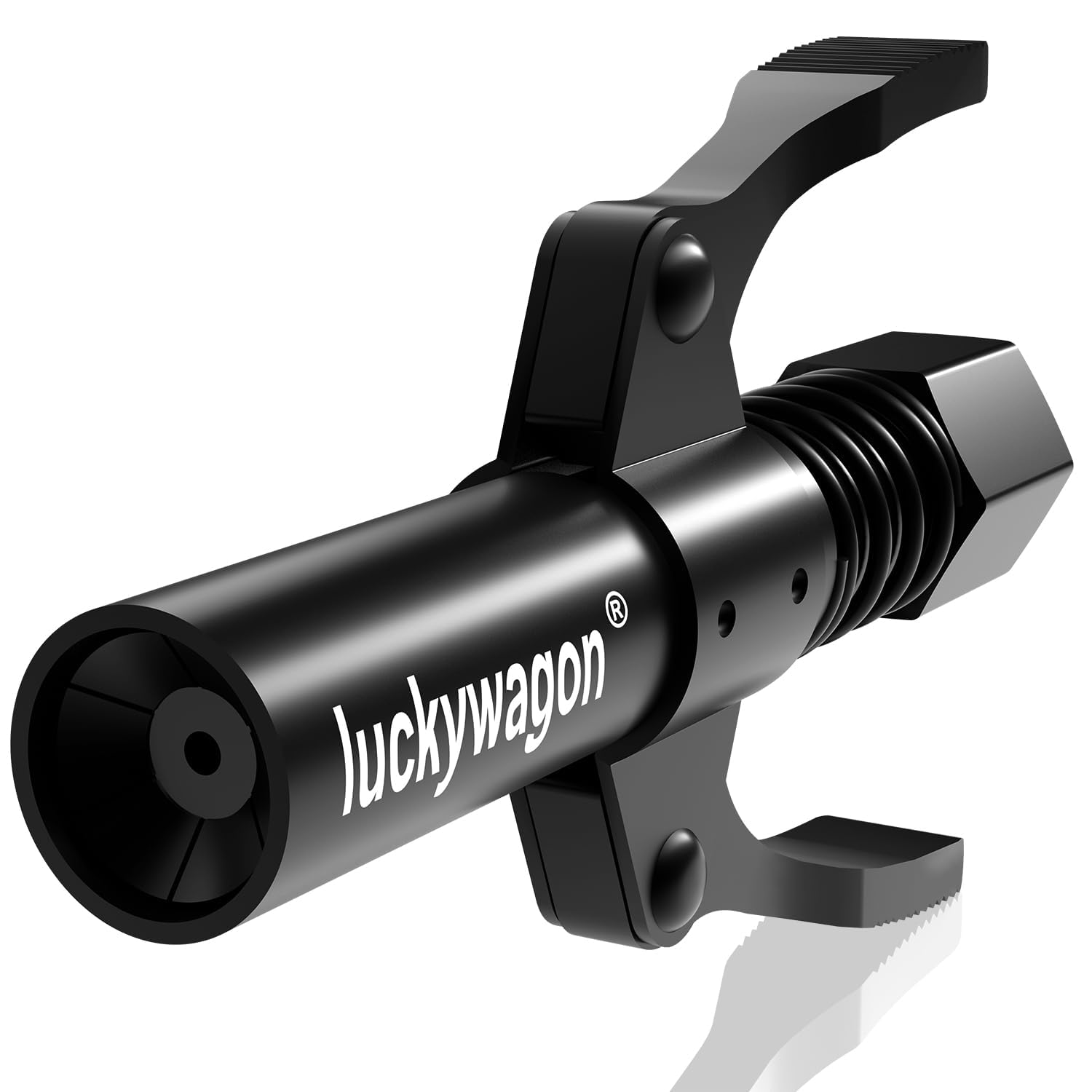 Black Grease Gun Coupler, Grease Gun Tips, 12,000 PSI, 1-Pack
