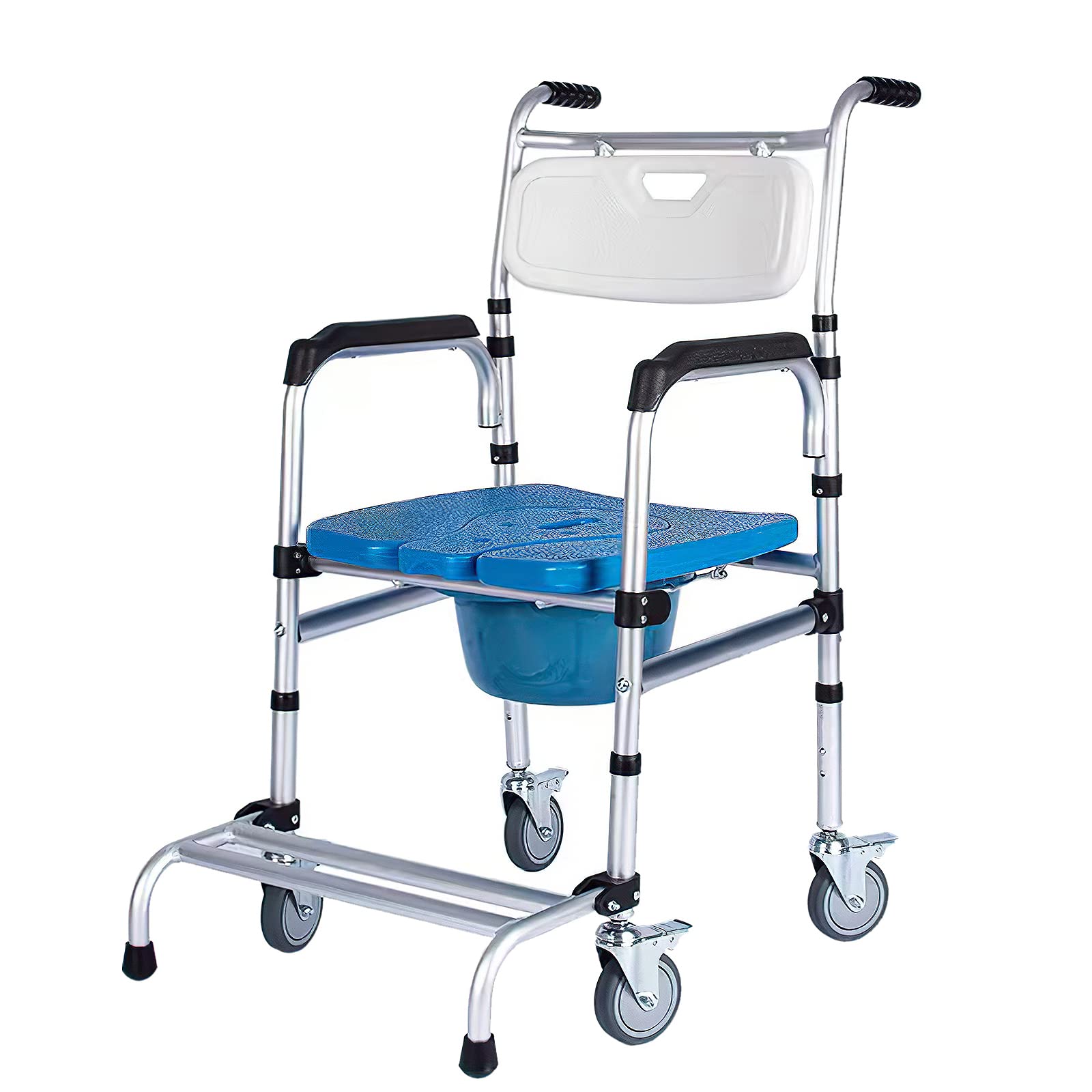 Buy Rolling ShowerChair with Wheels ShowerWheelchair Adjustable