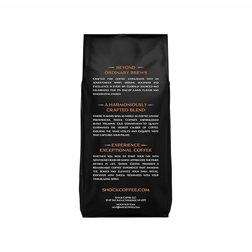 Miniatura 6 de Shock Café molido el café totalmente natural con cafeína más fuerte Hasta un 50 más de cafeína 1 libra