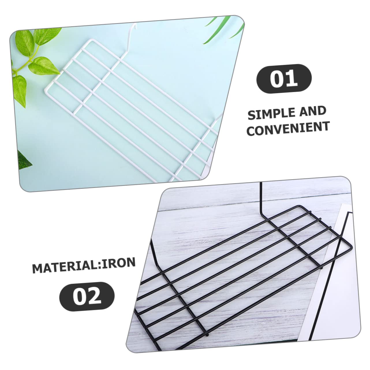 Sosoport 3Pcs Decorative Parrot Bird Cage Supply Wall Mounted Platforms for Birds Bird Stand for Fun and Play