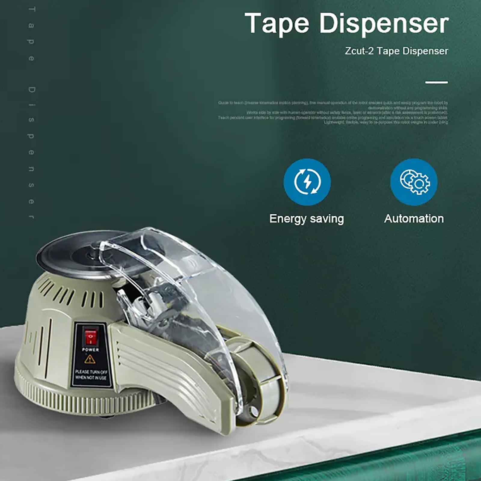 Dispensador automático de cinta adhesiva para cinta escocesa, de doble cara y alta temperatura, máquina de corte giratoria con 3-22 mm de ancho y 11-58 mm de longitud, eficiente y fácil de usar