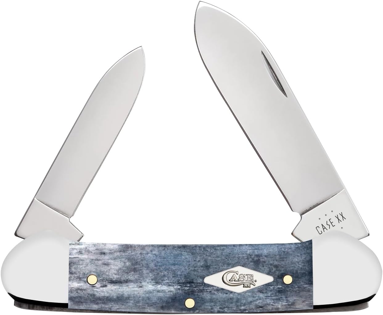 Case XX Pocket Knife CANOE - GRAY SMOOTH BONE Item #34202-62131 SS - Length Closed: 3 5/8Inches