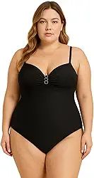 Maiô Plus Size Feminino Canelado Moda Praia Conforto Verão