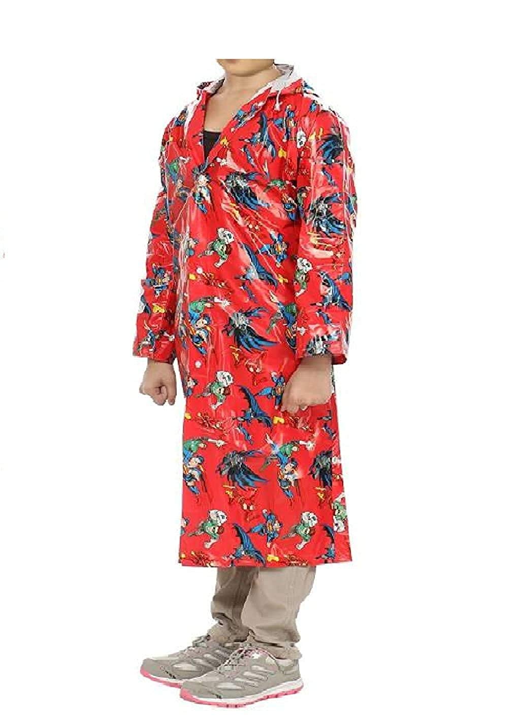 Magic Boy's and Girl's Printed Self Design Raincoat (Multicolour, 4-5 Yrs) 1