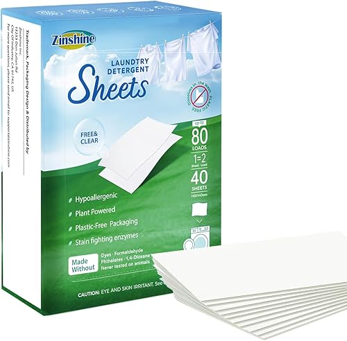 Detergente de lavandería hipoalergénico para viajes, hojas de detergente ecológico, aroma libre y transparente, para viajes, apartamentos, disponible en Yaxa Venezuela