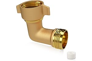 RVGUARD RV Water Hose Elbow - 90 Degree Elbow Connector for Hoses in Limited Spaces