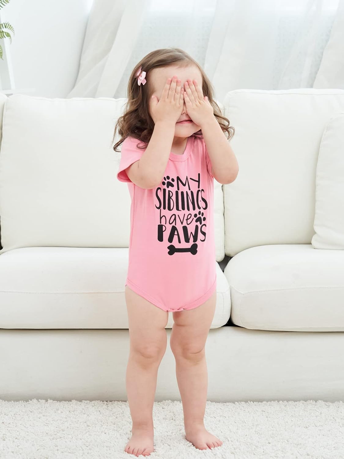 Funnycokid Baby Boys Girls Bodysuit Funny Newborn Romper 0-12 Months