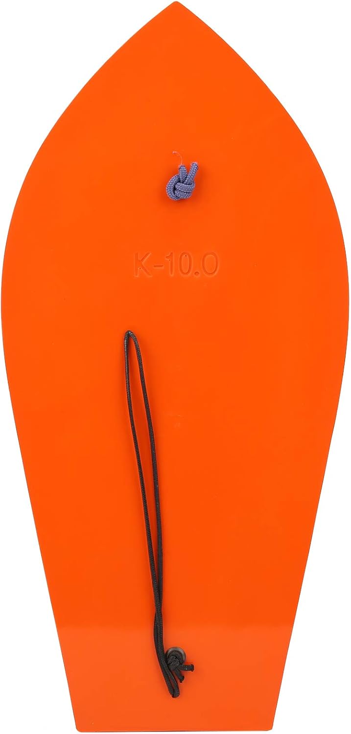 plplaaoo Fishing Trolling Board, Orange Fishing Trolling Diving Board,Lightweight Durable Plastic Diving Board for Fishing Boat,Trolling Diving Board for Bluefin Tuna, Fishing trolling Board Fishi
