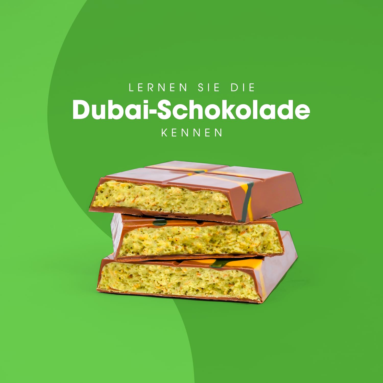 WeNatur Dubaï chocolat pistache – 200 g de crème de pistache – sucreries – chocolat dubaï, fils de pâte kadayif et pistache – Fontaine à chocolat sucreries originales