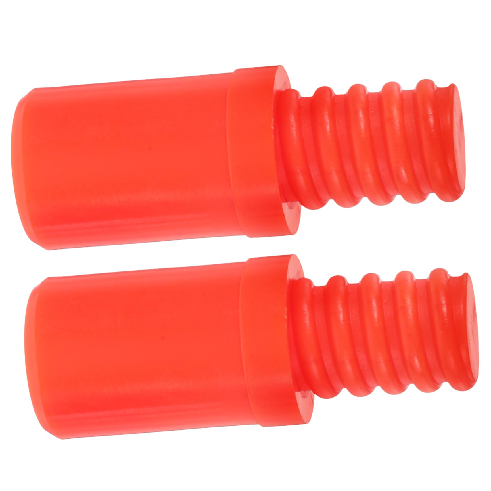 FOMIYES 2pcs Mop Head Threaded Tip Replacement Tip for Extension Pole Replacement Extension Pole Adapter Threaded Handle Tips Push Broom Handle Tips for Handle Broomstick Household Plastic