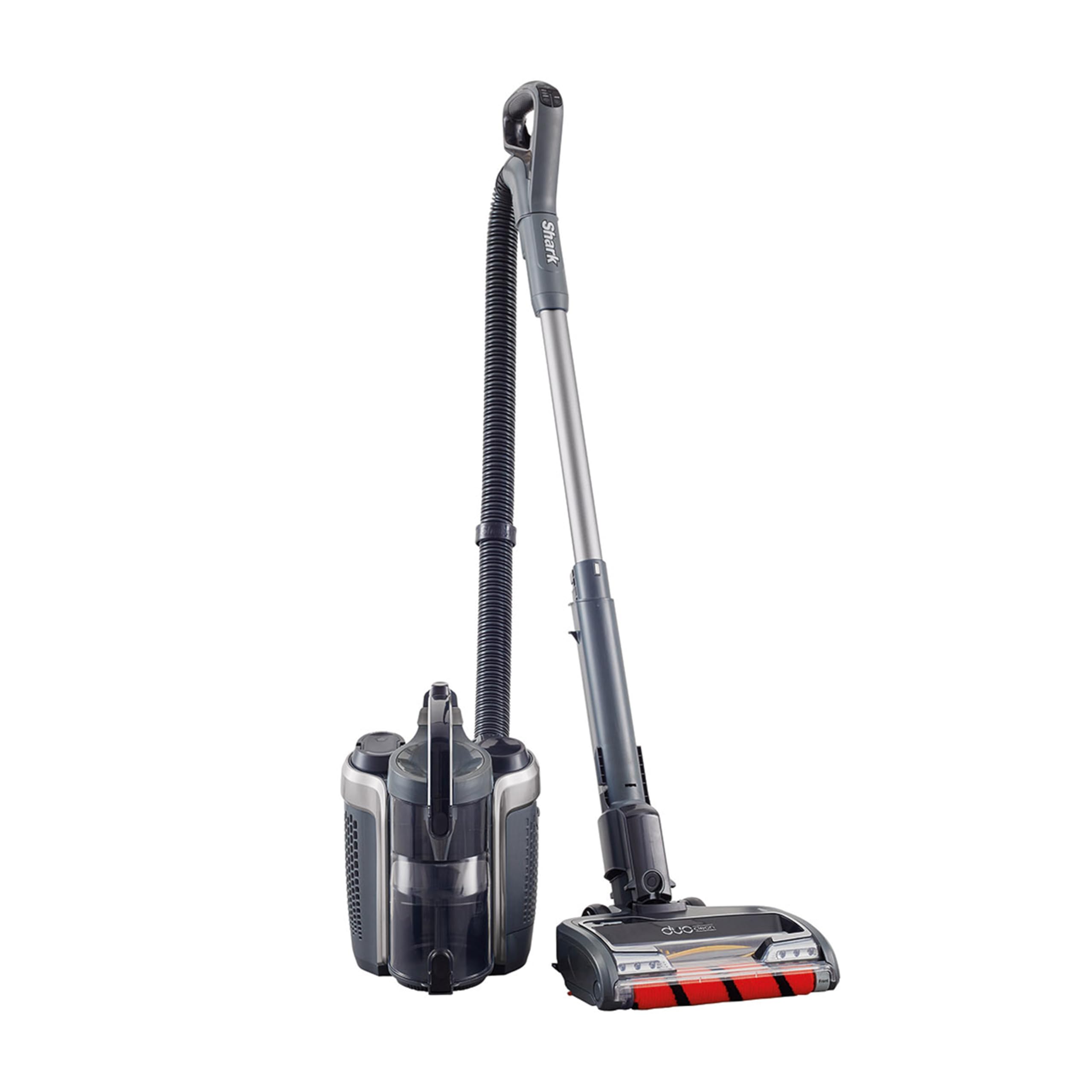 Shark Aspirateur sans Fil de 0,6L avec Anti-Emmêlement, Aspirateur DuoClean Jusqu'à 50 min d'autonomie, Lift-Away, Embout pour Tissus, Suceur Plat, Brosse de Dépoussiérage Argent, ICZ160EU