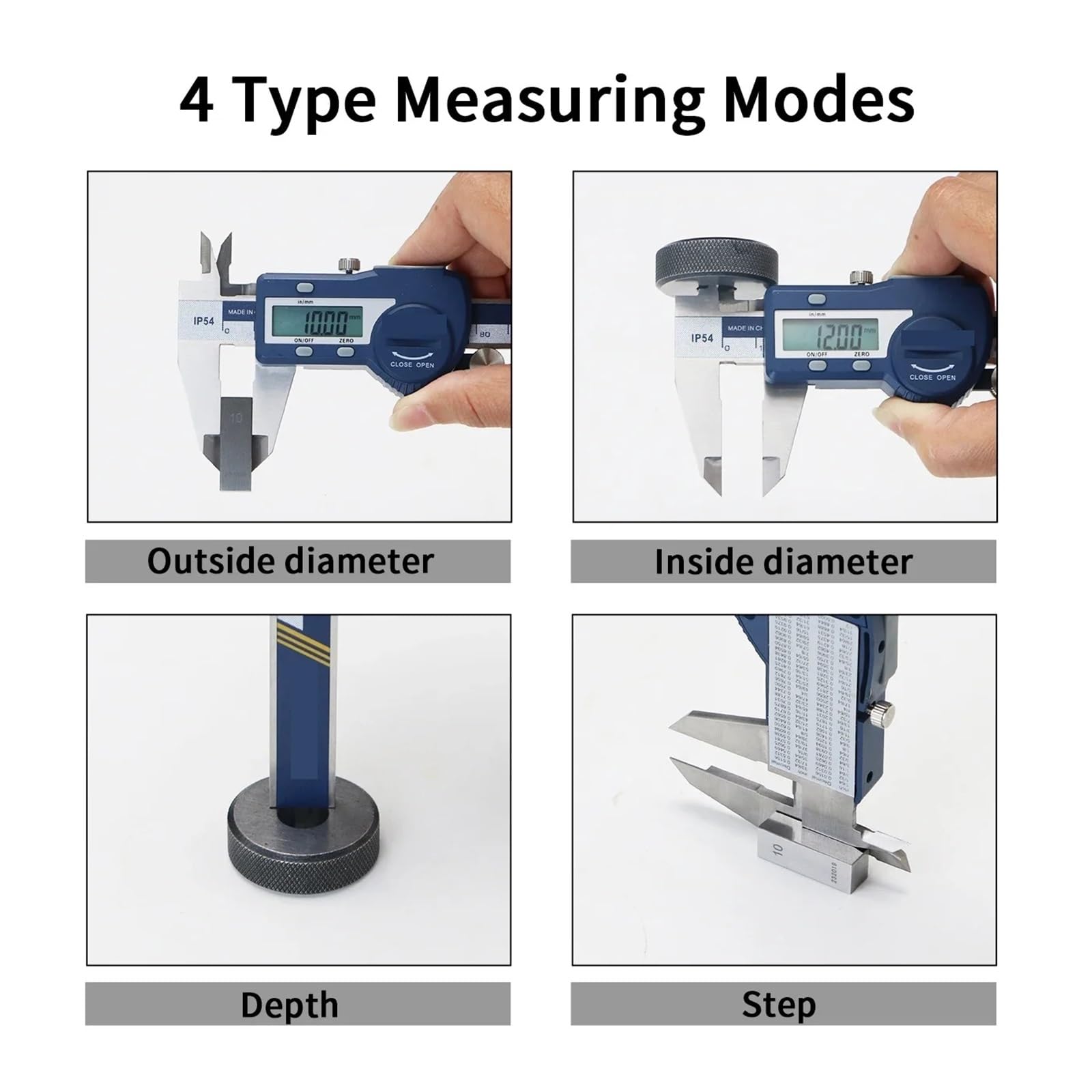 Micrómetro Calibrador Vernier Digital preciso, micrómetro, calibrador de acero inoxidable, regla electrónica calibre 200 mm