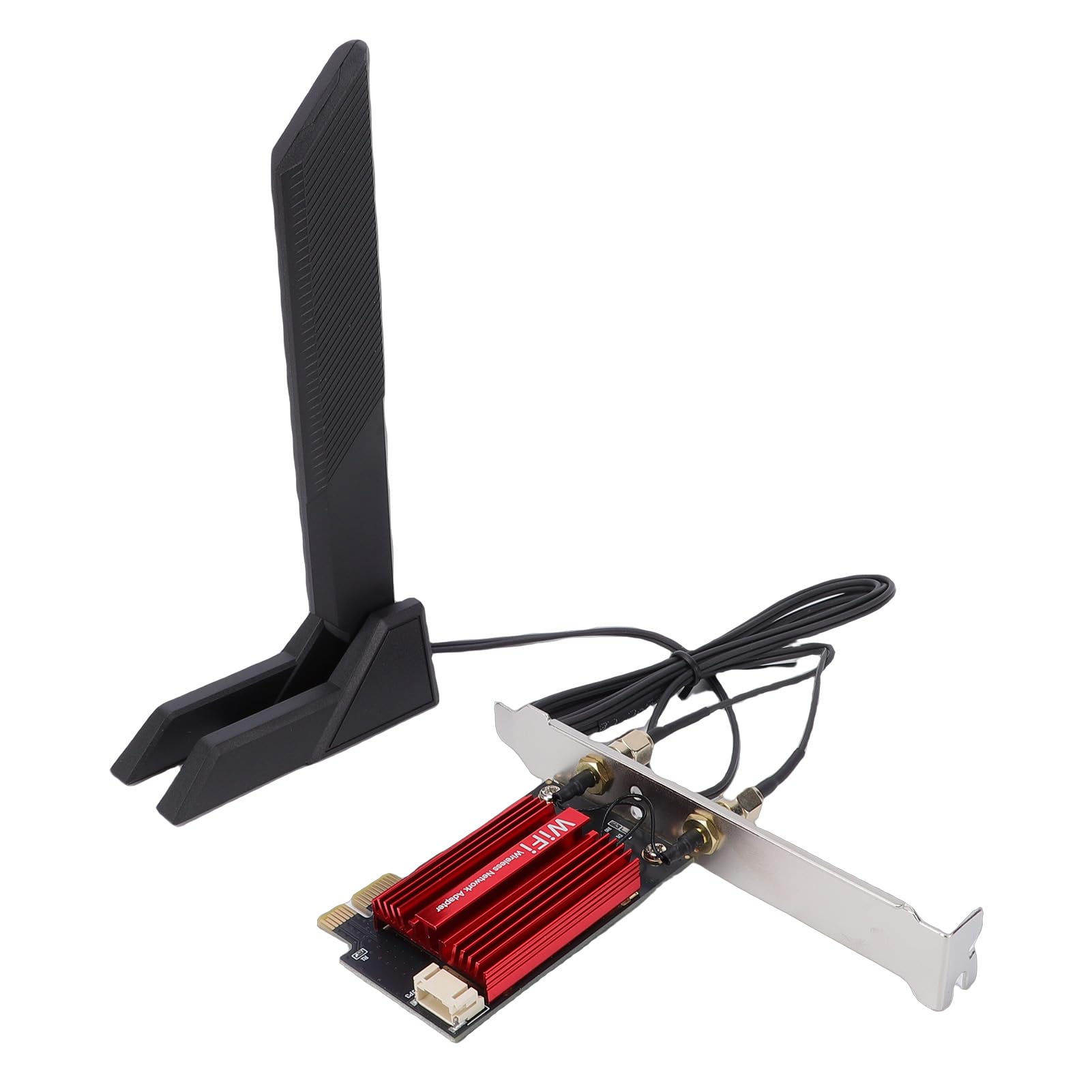 Cocoarm Adattatore di Rete Wireless WiFi 7 Scheda PCIe con PCB in Lega di Alluminio RTL8922 Pro Bluetooth 5.4 Tri Band 6GHz 2880Mbps per PC Desktop Gaming Streaming 10 11