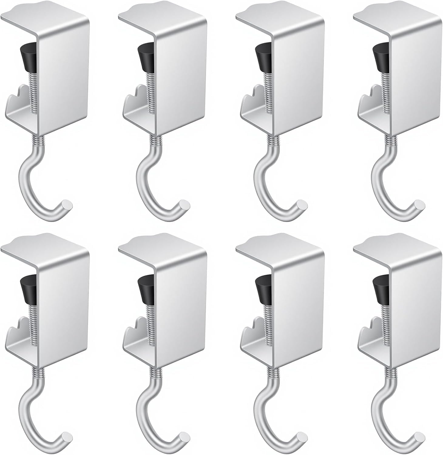 Heavy Duty Adjustable Backpack Hooks for Students No Sticky Home School Office Desk Mount Universal Organizer Hook (8)