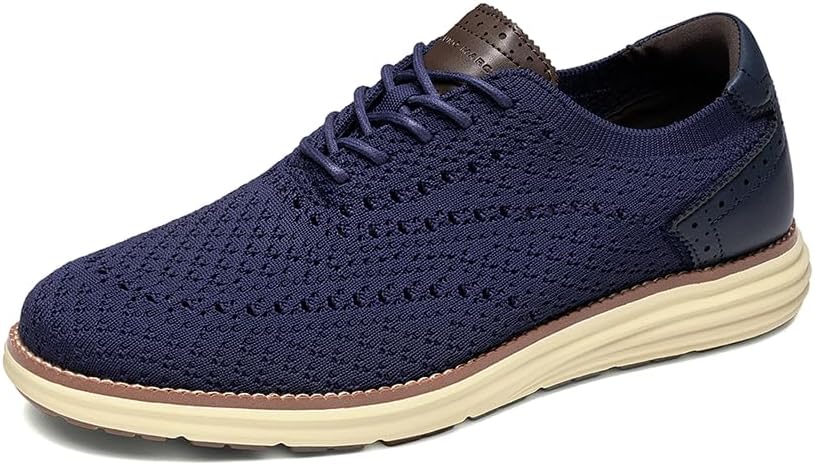 Bruno Marc Men's Oxfords Classic Comfort Mesh Sneakers Casual Lace-Up Lightweight Walking Dress Shoes