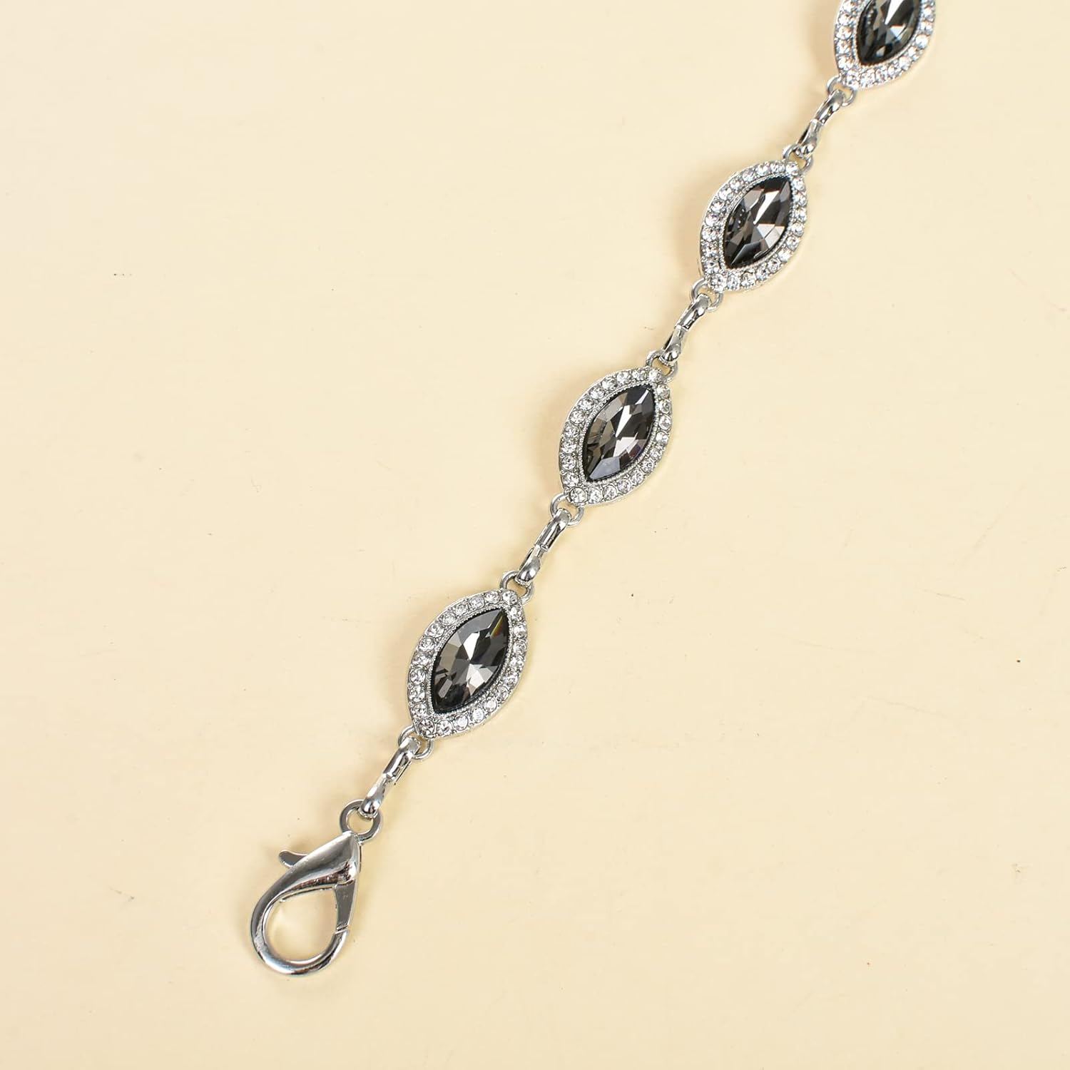 ILuvatar Green Glass Diamond Chain Belt - Metal Women's Western Style Dress Belt - Image 6